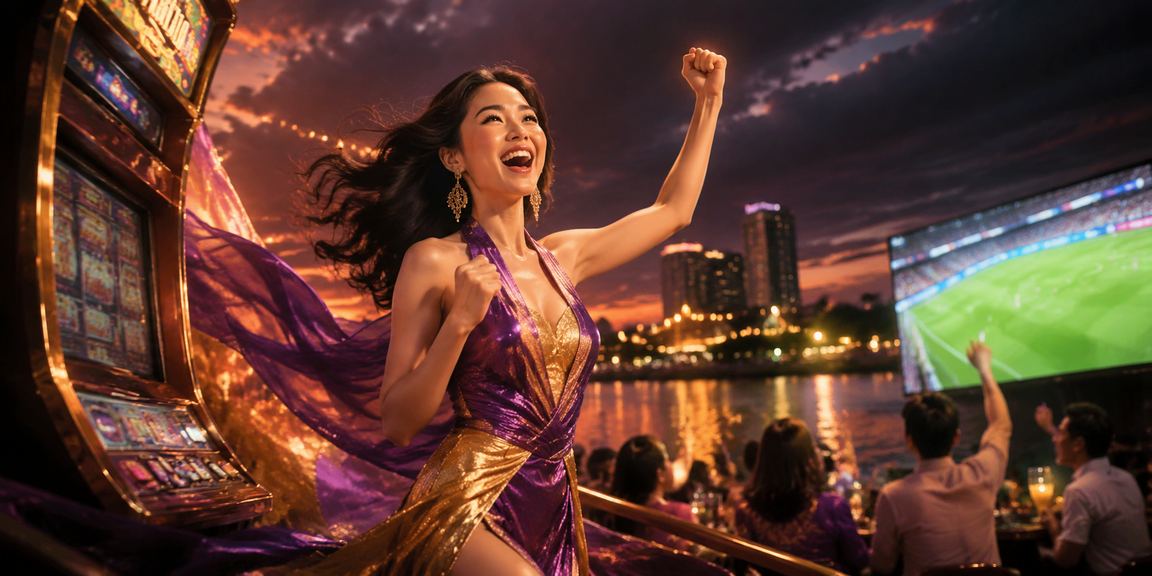 Lễ hội slot game Sài Gòn với không khí sôi động và màu sắc neon